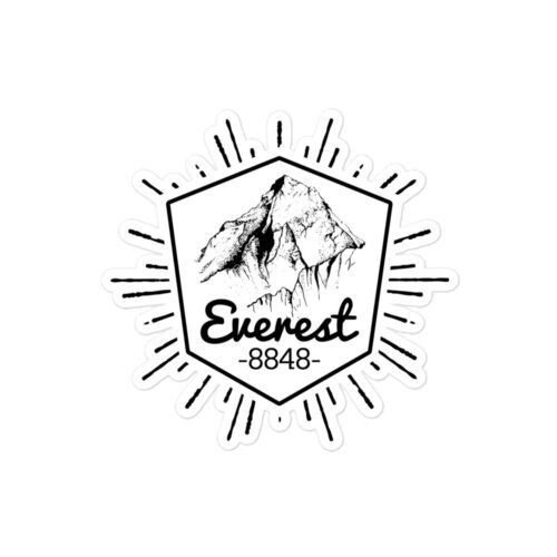 Pegatina Everest Fondo Blanco