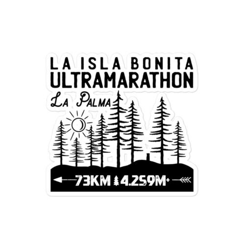 Pegatina Transvulcania Fondo Blanco