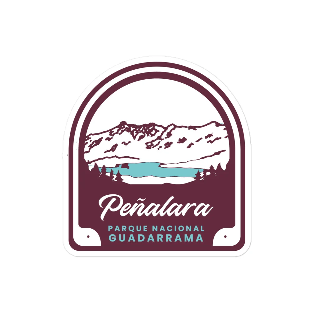Pegatina Peñalara Fondo Blanco