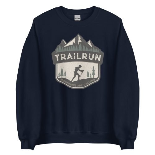Sudadera Unisex Trail Run marino