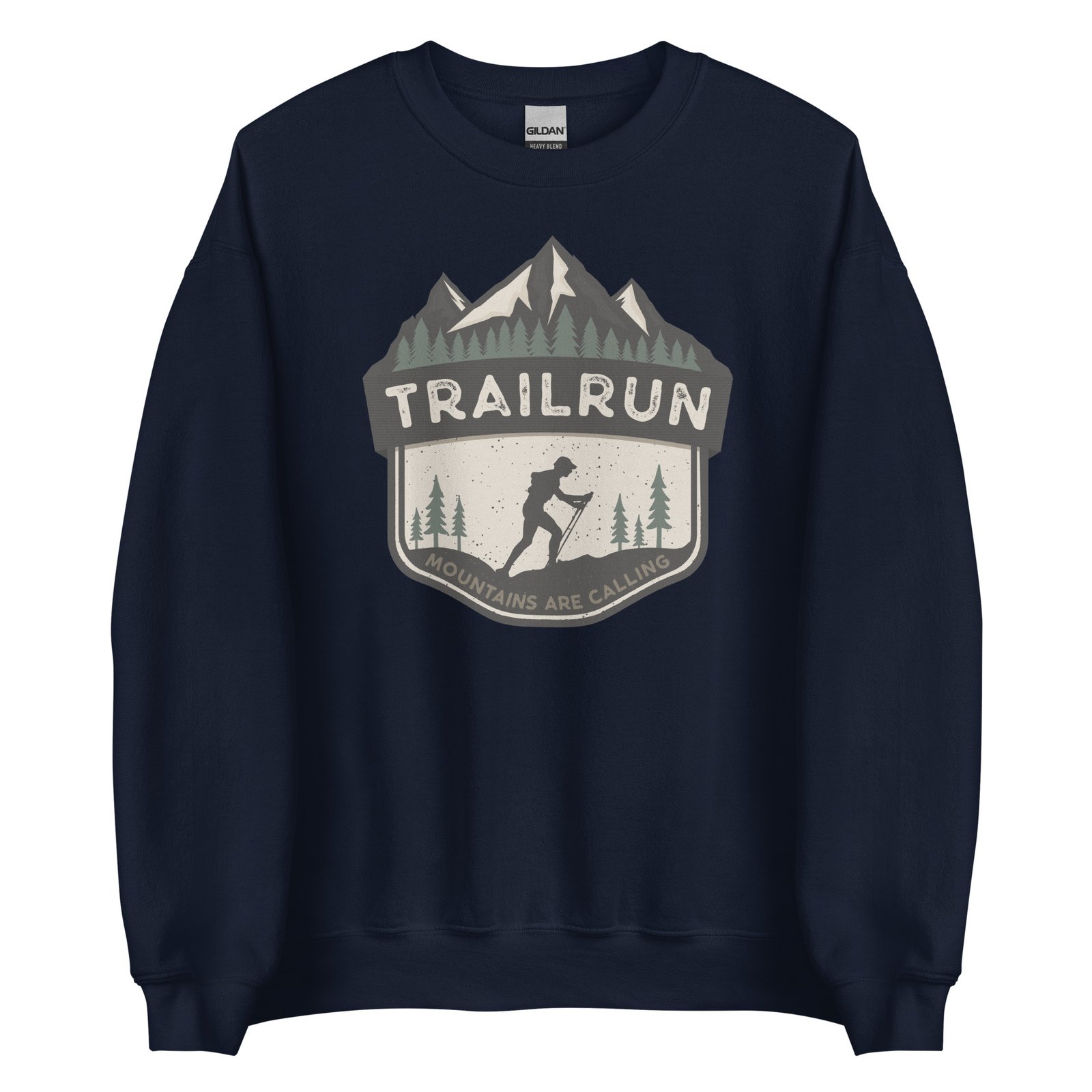Sudadera Unisex Trail Run marino