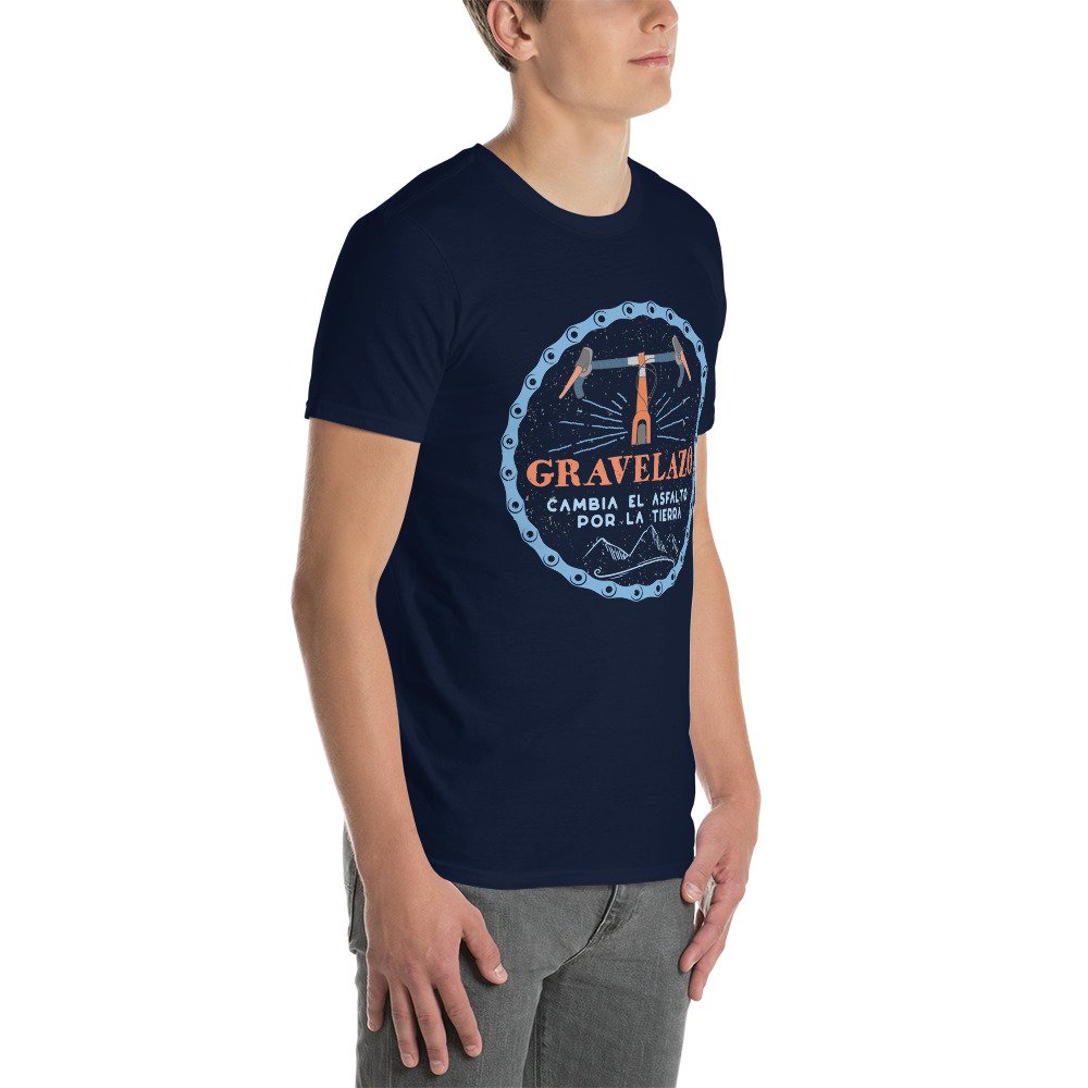 Camiseta Casual Unisex Gravelazo marino hombre