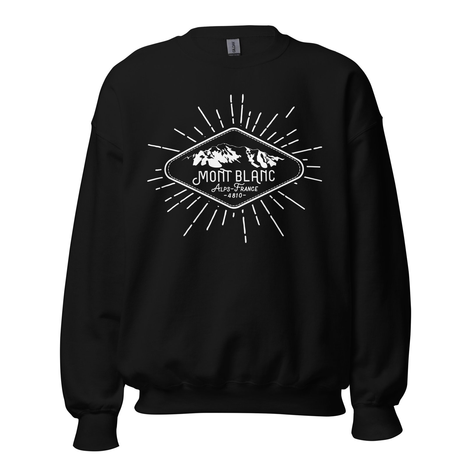 Sudadera Unisex Montana MONT BLANC negro