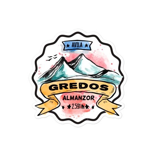 Pegatina Gredos Blanco