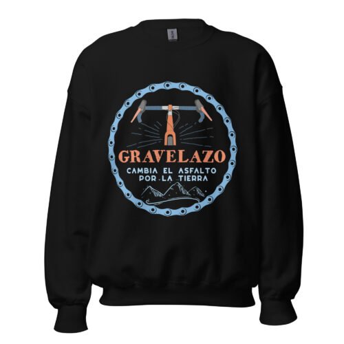 Sudadera UnisexGravelazo negro