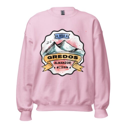 Sudadera Unisex Gredos rosa