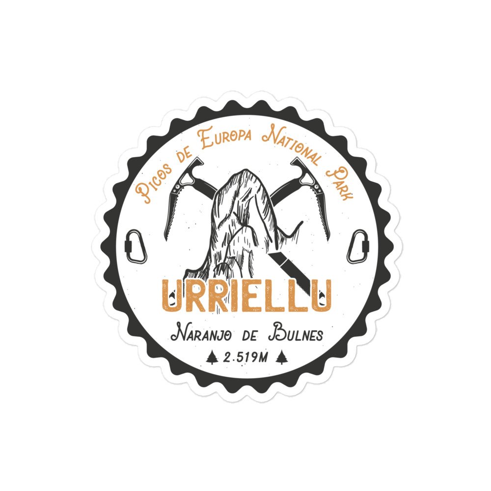 Pegatina Urriellu Fondo Blanco