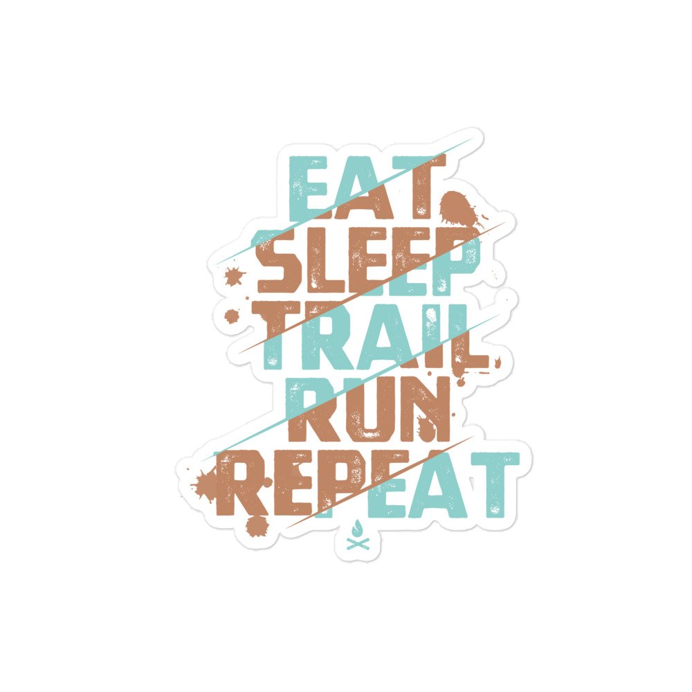 Pegatina Eat Sleep Trail Run Repeat