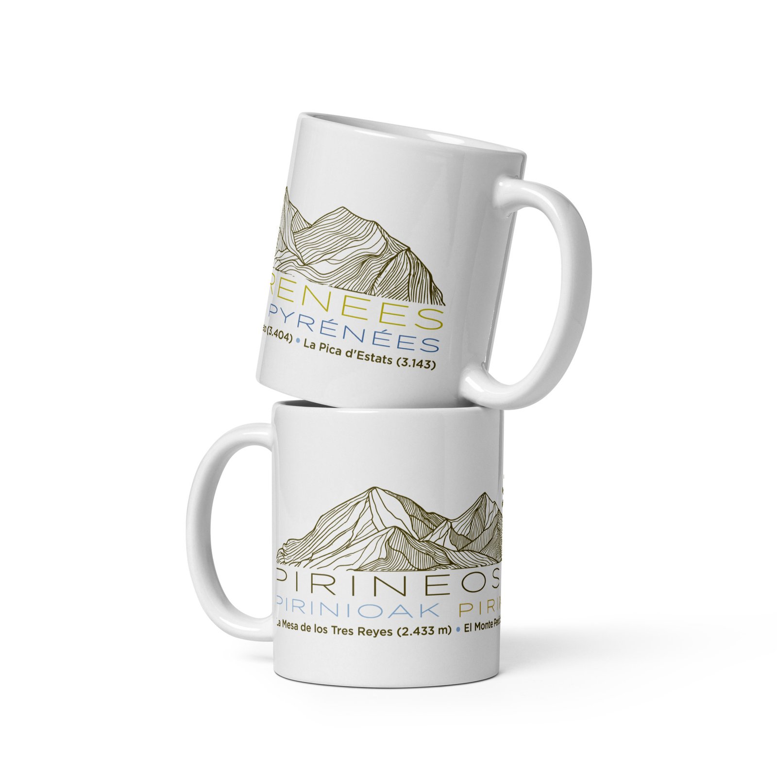 Conjunto de tazas Pirineos