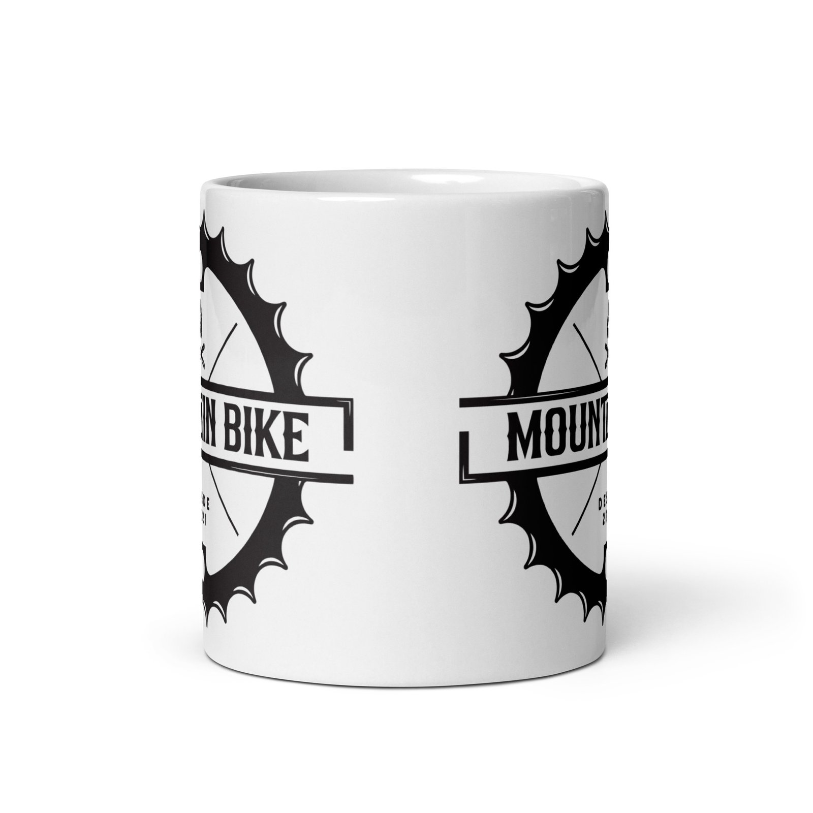 Taza Mountain Bike Vista Frontal