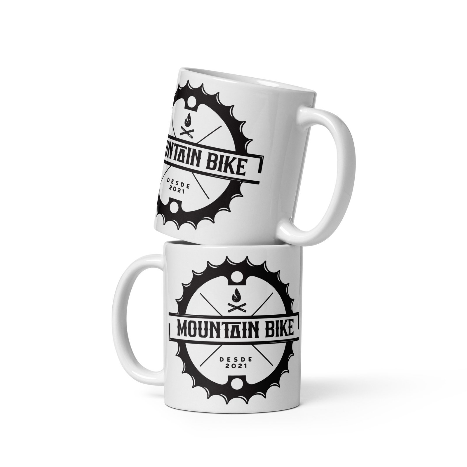 Set de Tazas Mountain Bike Apiladas