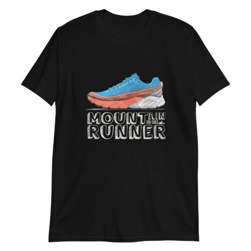 Camiseta Casual Unisex Mountain Runner