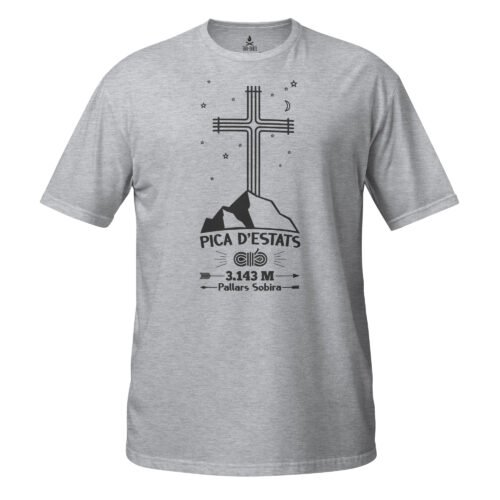 Camiseta Casual Unisex Pica D'Estats 3.143M