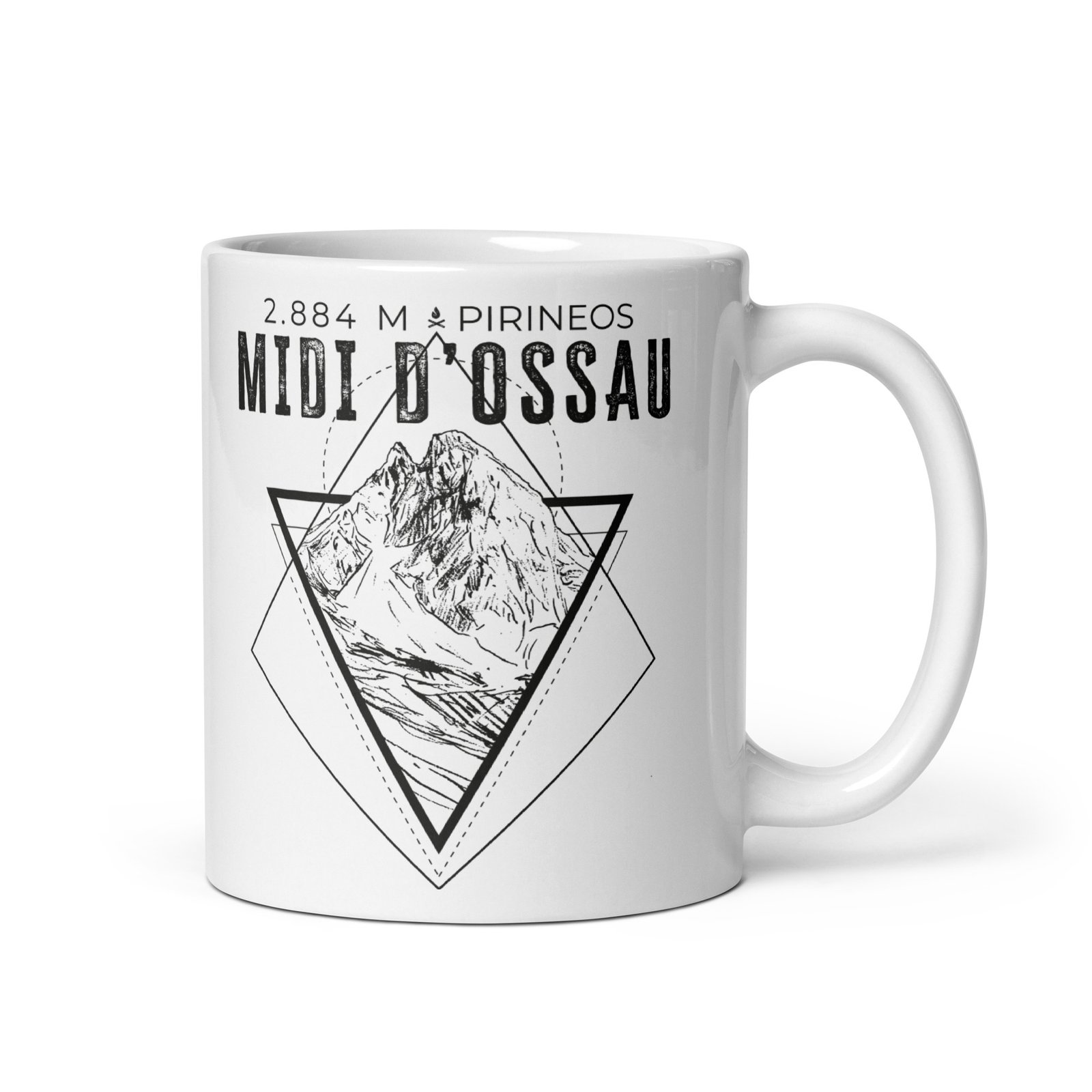 Taza Midi d'Ossau - Vista Lateral Derecha - Montaña Pirineos - Valle d'Ossau - 2.884 M