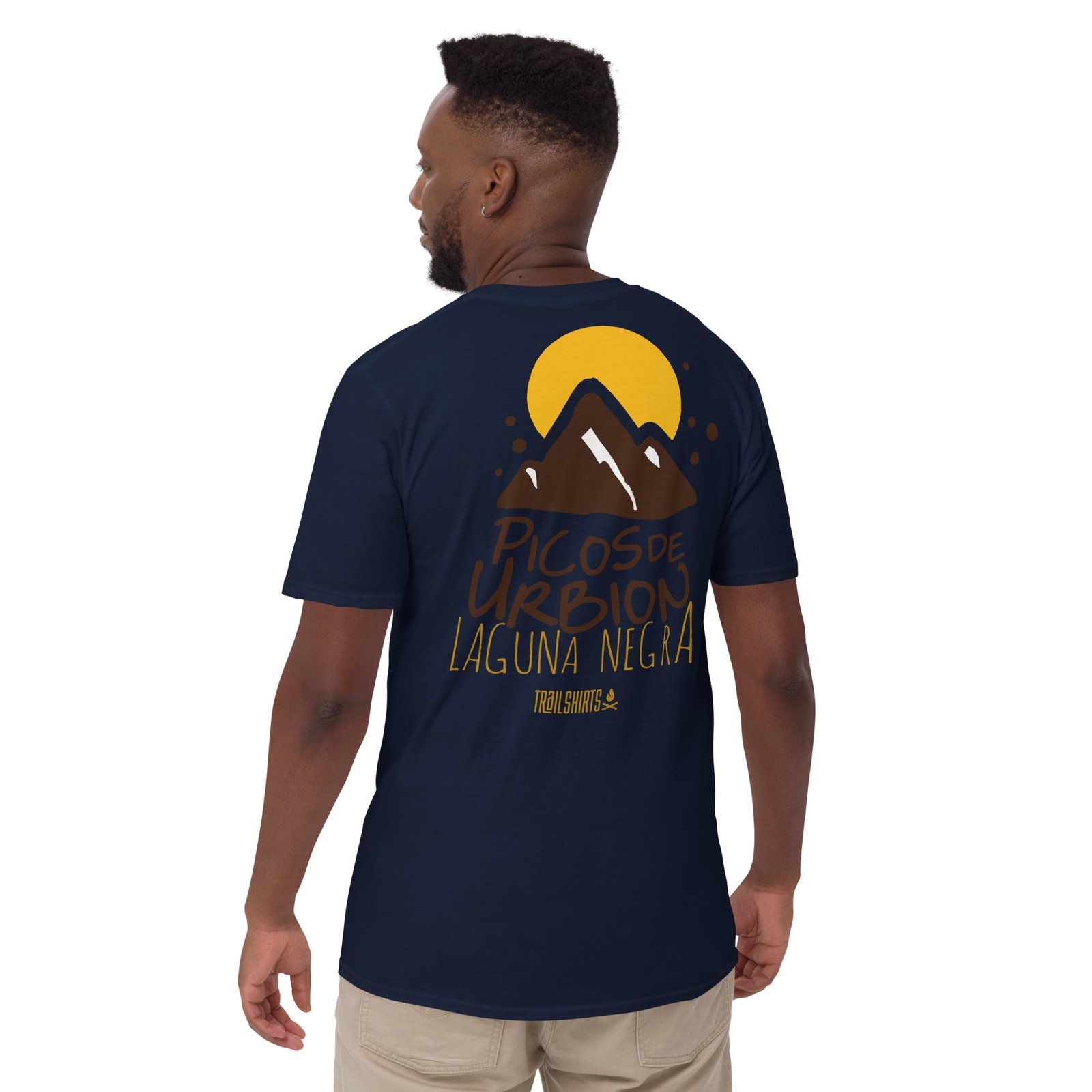 Camiseta azul marino hombre Picos de Urbión Laguna Negra
