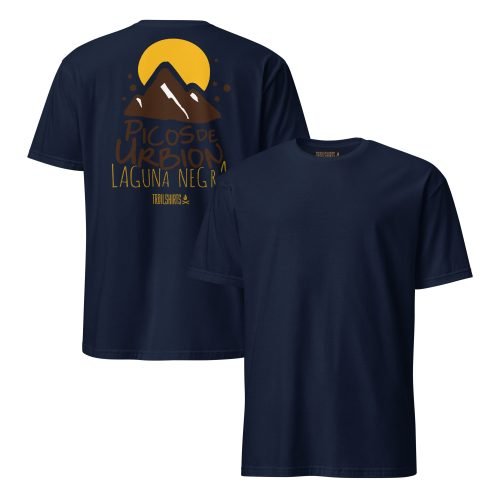 Camiseta azul marino Picos de Urbión Laguna Negra unisex